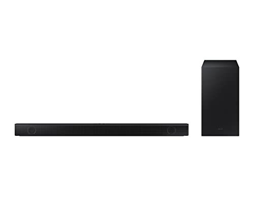Samsung Soundbar HW-B550/ZF con Subwoofer, 2.1 Canali 410W 2022, Bassi Profondi, Effetto Surround, Suone Ottimizzato, Unico Telecomando