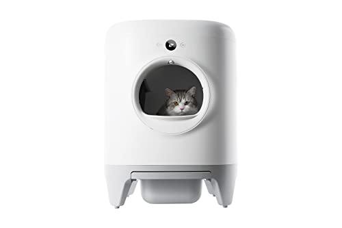 PETKIT Pura X Lettiera per gatti autopulente , XSecure/Rimozione dell'odore/Controllo dell'APP Lettiera automatica per più gatti