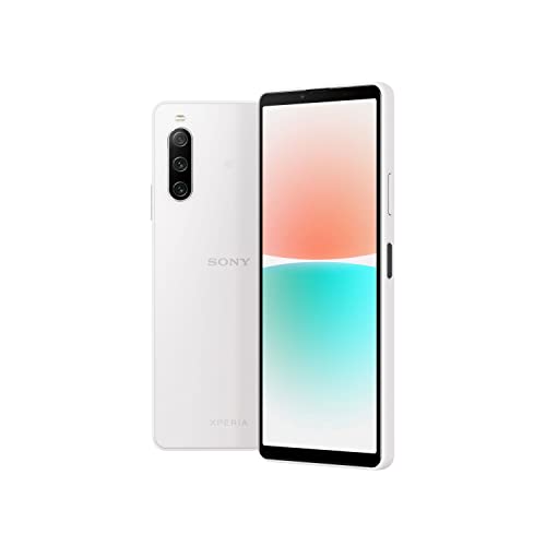 Sony Xperia 10 IV - Smartphone Android, Téléphone Portable 6 Pouces 21:9 Wide OLED - Camera 3 Objectifs - Prise Jack 3.5 mm - 6Go RAM - 128Go Stockage - Double SIM Hybride (Gris)