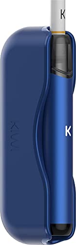 KIWI Starter Kit, Sigaretta Elettronica con Sistema Pod, 400mAh, Powerbank 1450 mAh, 1,8 ml, colore Navy Blue, senza nicotina, no E-Liquid