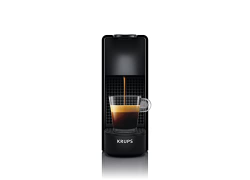 Krups Nespresso Essenza Mini XN110810 Macchina per capsule caffè, 0,6 litri, 19 bar, Modalità risparmio energetico, 1200-1310W, Nero