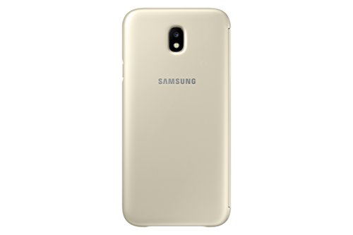 Samsung Wallet Custodia per Galaxy J7 (2017), Oro