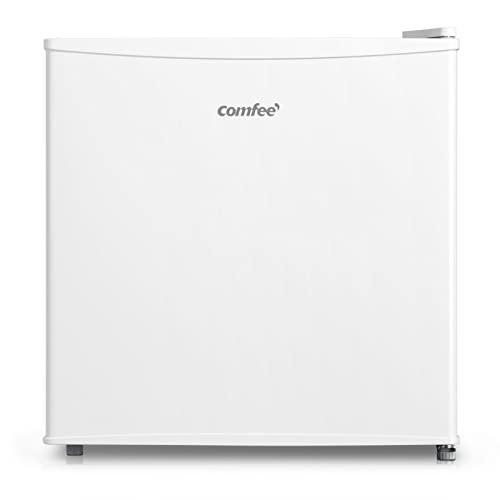 COMFEE' RCD50WH1(E) - Mini frigo bar, Silenzioso, Mono porta, Per applicazioni in Hotel, Casa, Ufficio, 43L, Bianco, ‎47.2 x 45 x 49.2 cm