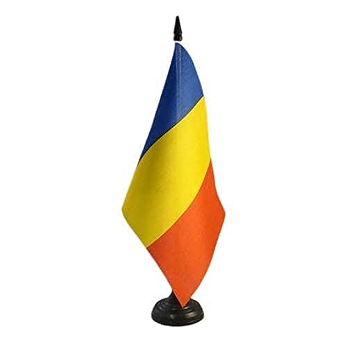 AZ FLAG Bandiera da Tavolo Romania 21x14cm - Piccola BANDIERINA RUMENA 14 x 21 cm