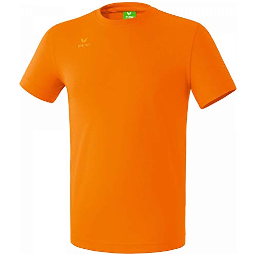 Erima Teamsport - Maglietta a Maniche Corte Unisex - Bambini, Arancione (Orange), 140