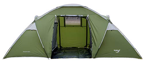 Freetime Futura Duo - Tenda familiare da campeggio a 4 posti e 2 camere, modello Futura Duo