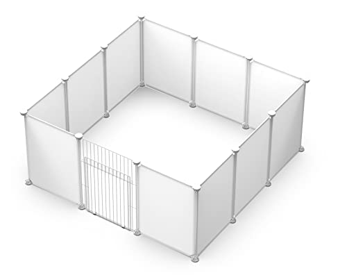 LANGXUN Dimensioni e Altezza del Box per Animali Domestici Fai-da-Te - Sistema di organizzazione per armadietti Fai-da-Te, Organizer per cubetti di stoccaggio in plastica(43 * 32 12pcs)