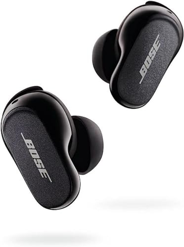 Bose QuietComfort Earbuds II, cuffie wireless intrauricolari Bluetooth con cancellazione del rumore e suono personalizzato, Nero