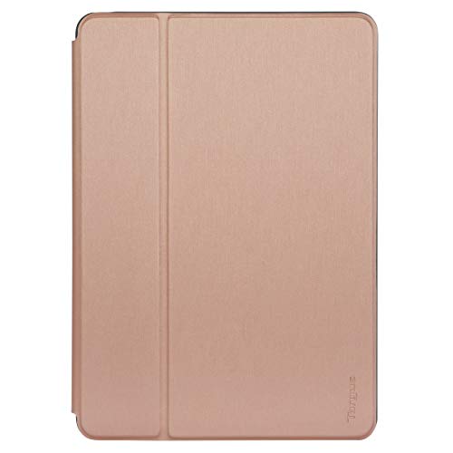 Targus Custodia per iPad 10.2'', iPad Air 10.5'' e iPad Pro 10.5'' Click-In - Custodia per iPad ammortizzante - Cover iPad con angoli rinforzati - Oro rosa, THZ85008GL