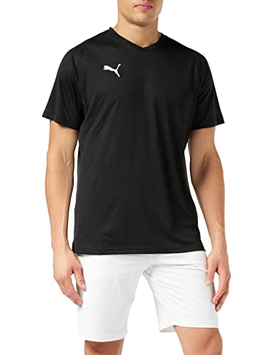 Puma Liga Jersey Core, Maglia Calcio Uomo, Nero Black White, XXL