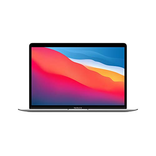 Apple PC Portatile MacBook Air 2020: Chip Apple M1, Display Retina 13', 8GB RAM, 512GB SSD, Tastiera retroilluminata, Videocamera FaceTime HD, Touch ID - Argento