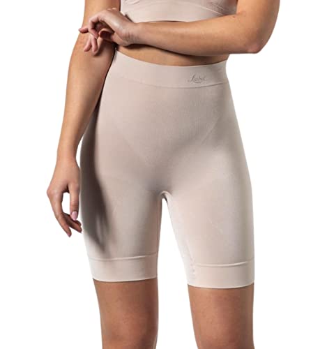 Pacco da 2 Guaina Modellante da Donna Contenitiva a Vita Alta Dimagrante Figura formante Pantaloni Corpetto Shapewear Effetto (Nudo, XL - XXL)