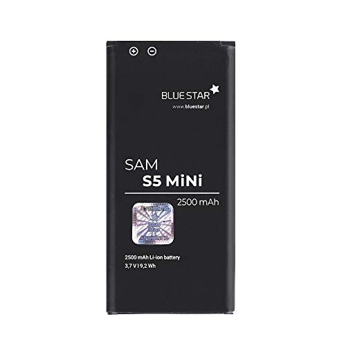Blue Star Premium - Batteria da 2500 mAh Li-Ion de Capacità Carica Veloce 2.0 Compatibile Con il Samsung Galaxy S5 mini