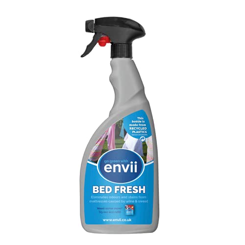 Envii Bed Fresh – Detergente Enzimatico Pulisci Materassi, Elimina l’Odore e le Macchie di Urina - Pulizia Spray Materasso Prodotti (750ml)