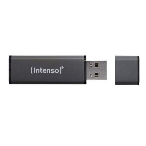 Intenso Alu Line - Chiavetta USB da 4GB - Pendrive USB 2.0, Antracite