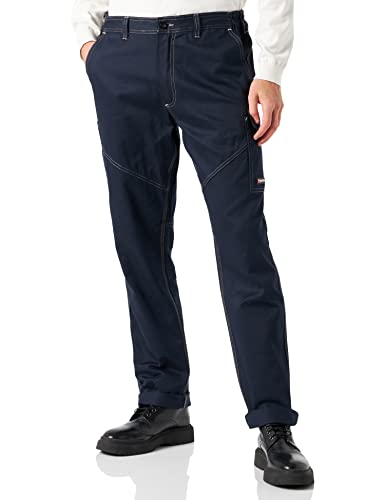 PAYPER - Pantalone da Lavoro Worker. Blu Navy (M)