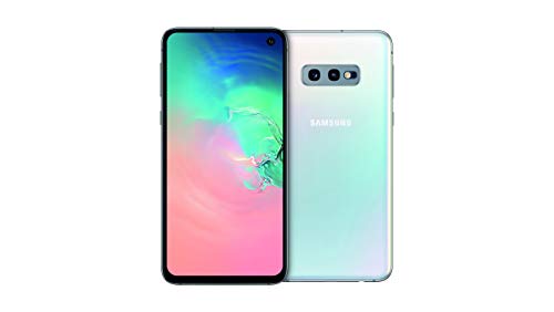 Samsung Galaxy S10e Smartphone, Display 5.8', 128GB, Dual SIM, Bianco (Prism White) [Altra Versione Europea]