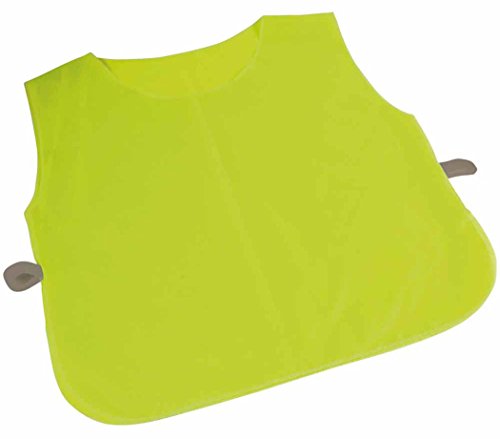 Pettorina 5 colori in polyester per partite a calcio calcetto 5 colori Taglia unica (giallo)