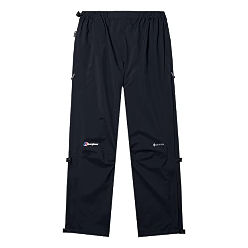 Berghaus Regenhose Standard Leg Paclite Pants, Pantaloni da Passeggio Uomo, Black, L Lunga