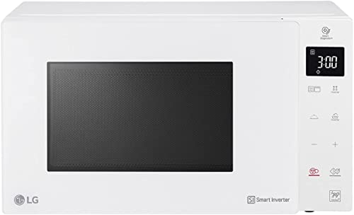 LG MH6336GIH Forno Microonde Smart Inverter con Grill al Quarzo, 23 Litri, 1000 W, Programmi Automatici, 5 Livelli di Potenza Regolabili - Bianco