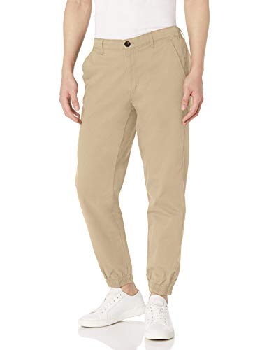 Amazon Essentials Pantaloni della Tuta con Taglio Dritto Uomo, Marrone Kaki, XL