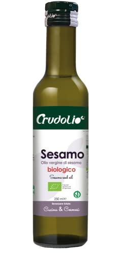 Crudolio, Olio Vergine Di Semi Di Sesamo Bio, Ideale Per Condire, 250 ml