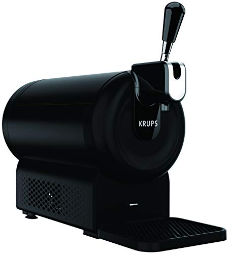Krups THE SUB Spillatore di Birra da Casa Capacità di 2 Litri, Compact Edition, in Nero