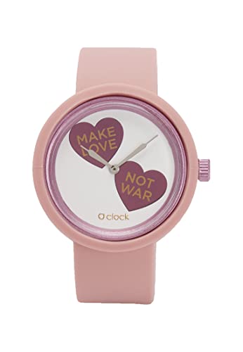 O bag - Orologio O clock in silicone movimento solo tempo per uomo e donna (18 cm)