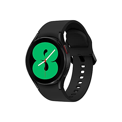 Samsung Galaxy Watch4 40mm Orologio Smartwatch, Monitoraggio Salute, Fitness Tracker, Batteria lunga durata, Bluetooth, Nero, 2021 [Versione Italiana]
