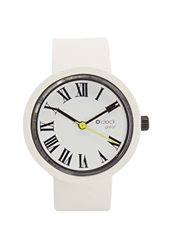 O bag - Orologio O clock great in silicone movimento solo tempo per uomo e donna (18 cm)