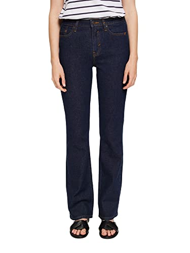 ESPRIT Bootcut Superstretch Jeans, Blu (Rinse), 29W x 30L Donna