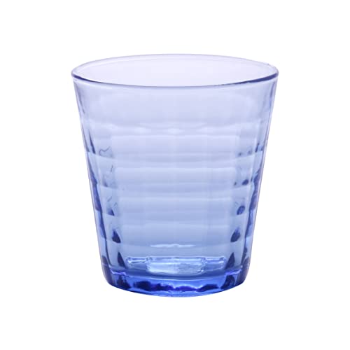 Duralex Prisme marine blu 255,1 gram/270 ml – Confezione da 4 | 27.5 cl, vetro temperato, vetro temprato