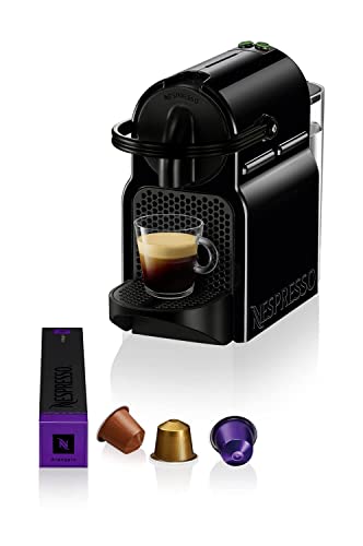 Nespresso Inissia EN80.B, Macchina da caffè di De'Longhi, Sistema Capsule Nespresso, Serbatoio acqua 0.7L, Nero