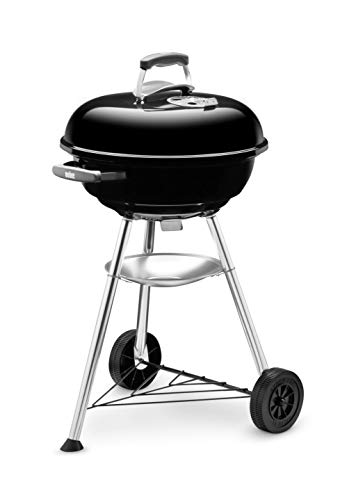 Weber Compact Kettle Barbecue a Carbone, Ø 47 cm, Nero (1221004)