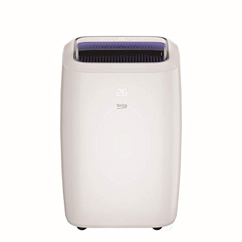 Beko - BP113H - Climatizzatore Portatile, 13000 Btu, Raffrescamento, Riscaldamento e Purificazione d'Aria, Connessione WiFi Integrata - Bianco, 47 x 37 x 76,4h cm