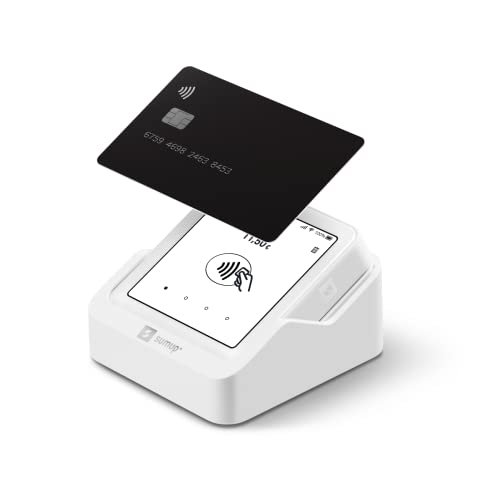 SumUp Solo - Lettore di carte SumUp - POS con touchscreen - Accetta Carte di Debito, Credito, Apple Pay, Google Pay - Tecnologia RFID NFC - Nessun Costo Fisso