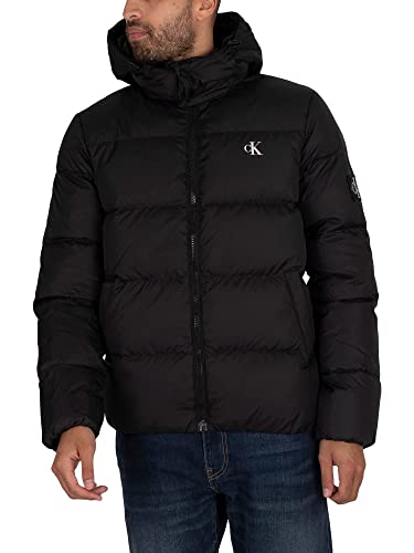 Calvin Klein Jeans Essenziale Down Coat, CK Black, L Uomo