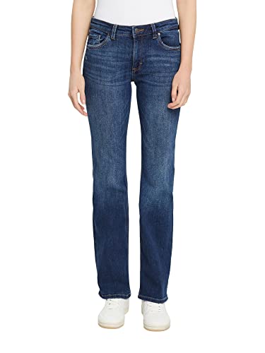 ESPRIT Bootcut Superstretch Jeans, Blu (Blue Dark Wash-New Version 901), 27W / 30L Donna