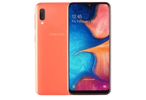 Samsung Galaxy A20, 32GB, Corallo (Ricondizionato) Smartphone Originale di fabbrica in esclusiva per il mercato europeo (versione internazionale)