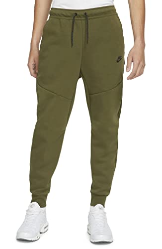 Nike Sportswear Tech Fleece Pant, Verde Grezzo/Nero, XL Uomo