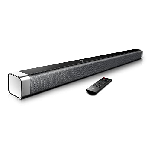 Soundbar 2.0 per TV, 120 dB/80W, 37 Pollicicon Soundbar con Subwoofer Integrato, Soundbar Bluetooth 5.0, Suono Surround per Home Cinema