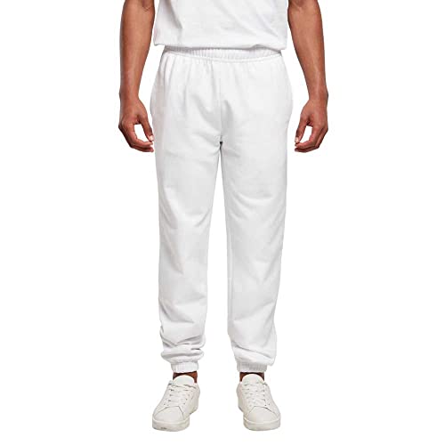Build Your Brand Pantaloni Sportivi Basic, Bianco, XL Uomo