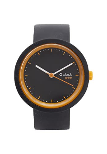 O bag - Orologio O clock great in silicone movimento solo tempo per uomo e donna (18 cm)