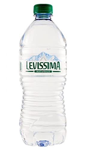 Acqua Naturale Oligominerale Levissima 0,5x24, Bottiglie di Acqua da 0,5 litri in PET 100% Riciclabile (22 casse - 528 bottiglie)