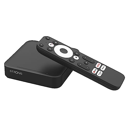 Strong LEAP-S3 ANDROID BOX GOOGLE TV 4K ULTRA HD per scaricare le tue app preferite sul tuo tv con il sistema sempre aggiornato