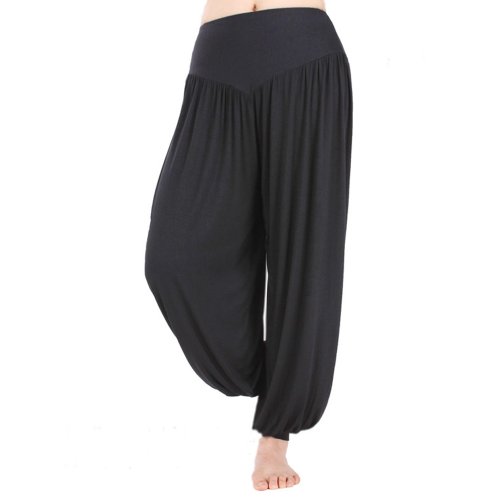 Hoerev super soft nylon spandex pantaloni harem yoga / pilates