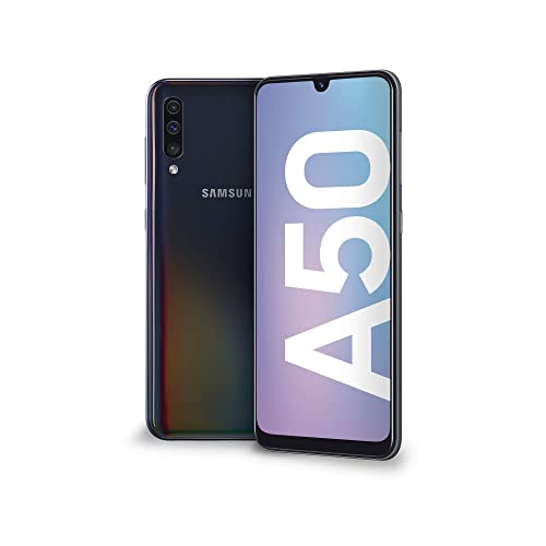 Samsung Galaxy A50 2019 Smartphone, Display 6.4' 128 GB Espandibili, Dual Sim, Nero [Versione Italiana] (Ricondizionato)