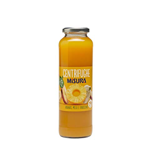 Misura Centrifughe Frutta e Verdura Natura Ricca| Ananas, Mela e Finocchio | Bottiglia 690 ml
