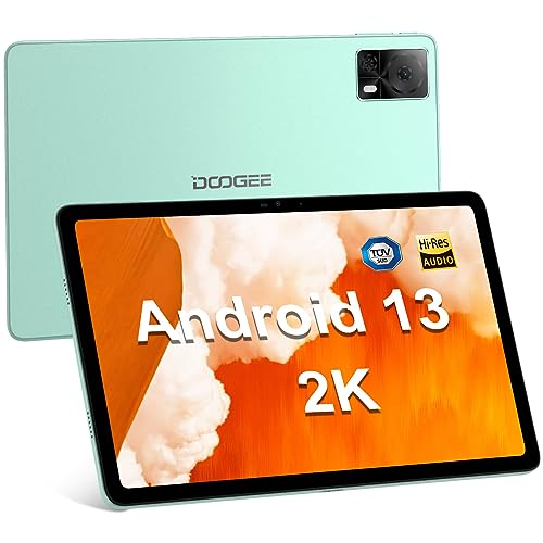 DOOGEE T20S Tablet Android 13, 15GB RAM+128GB ROM(TF 1TB), 10.4' 2K FHD+ 1200*2000 IPS Pad, Octa-Core 2GHz, TÜV SÜD Tablet PC, Widevine L1, 7500mAh, 13MP+5MP, 5GWiFi Tablet con SIM 4G LTE/OTG/GPS-2023