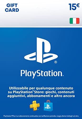 PlayStation Store Gift Card 15 EUR | PSN Account italiano | PS5/PS4 Codice download